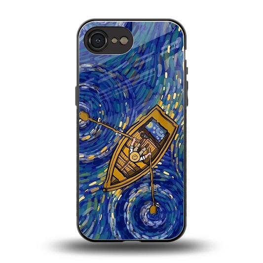 Ocean Voyage back phone cover | glass case for iphone 17e