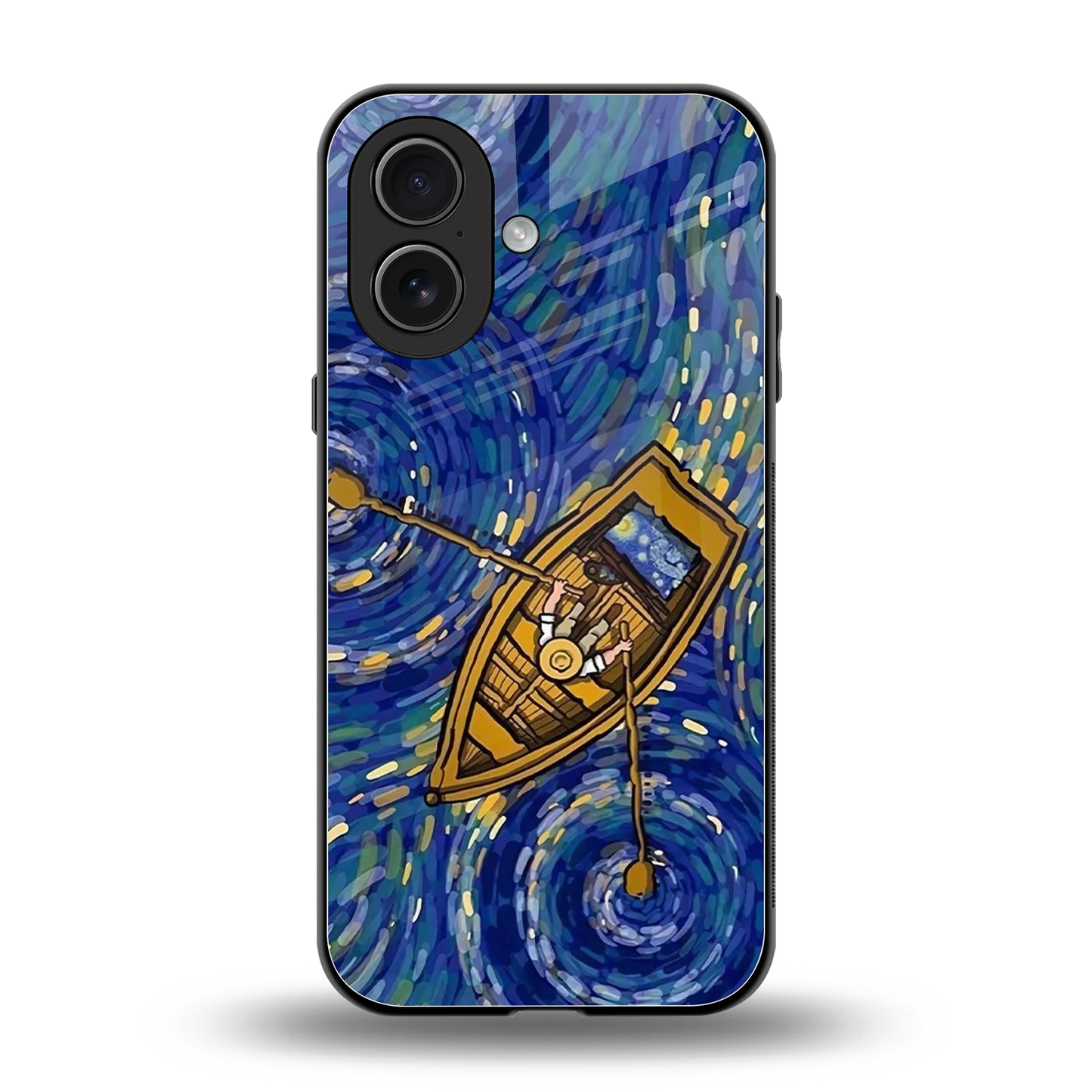 Ocean Voyage back phone cover | glass case for iphone 17
