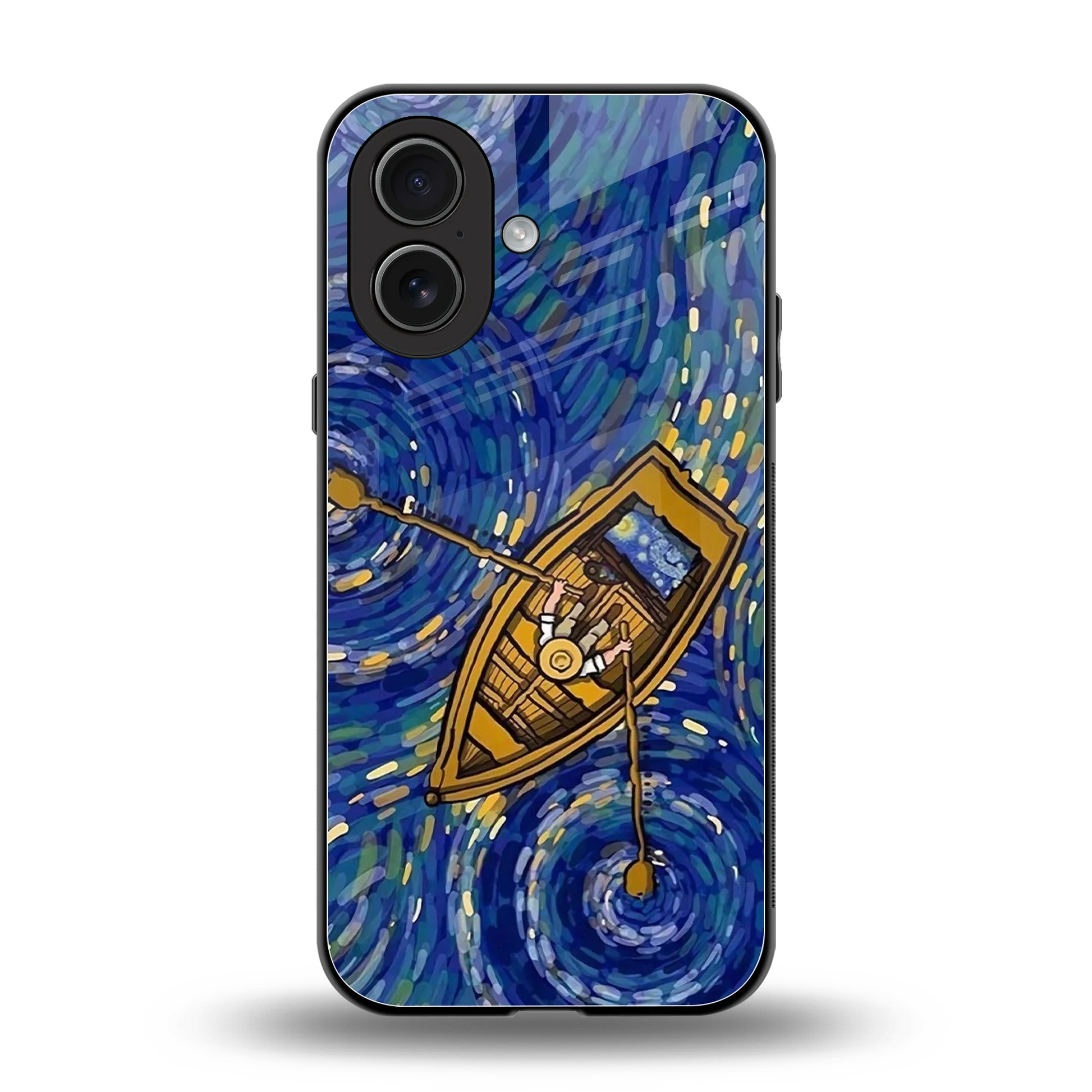 Ocean Voyage back phone cover | glass case for iphone 17