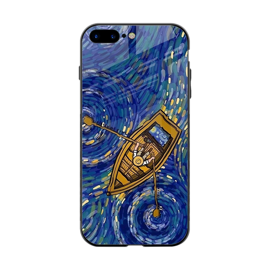 Ocean Voyage back phone cover | glass case for iphone 8 plus