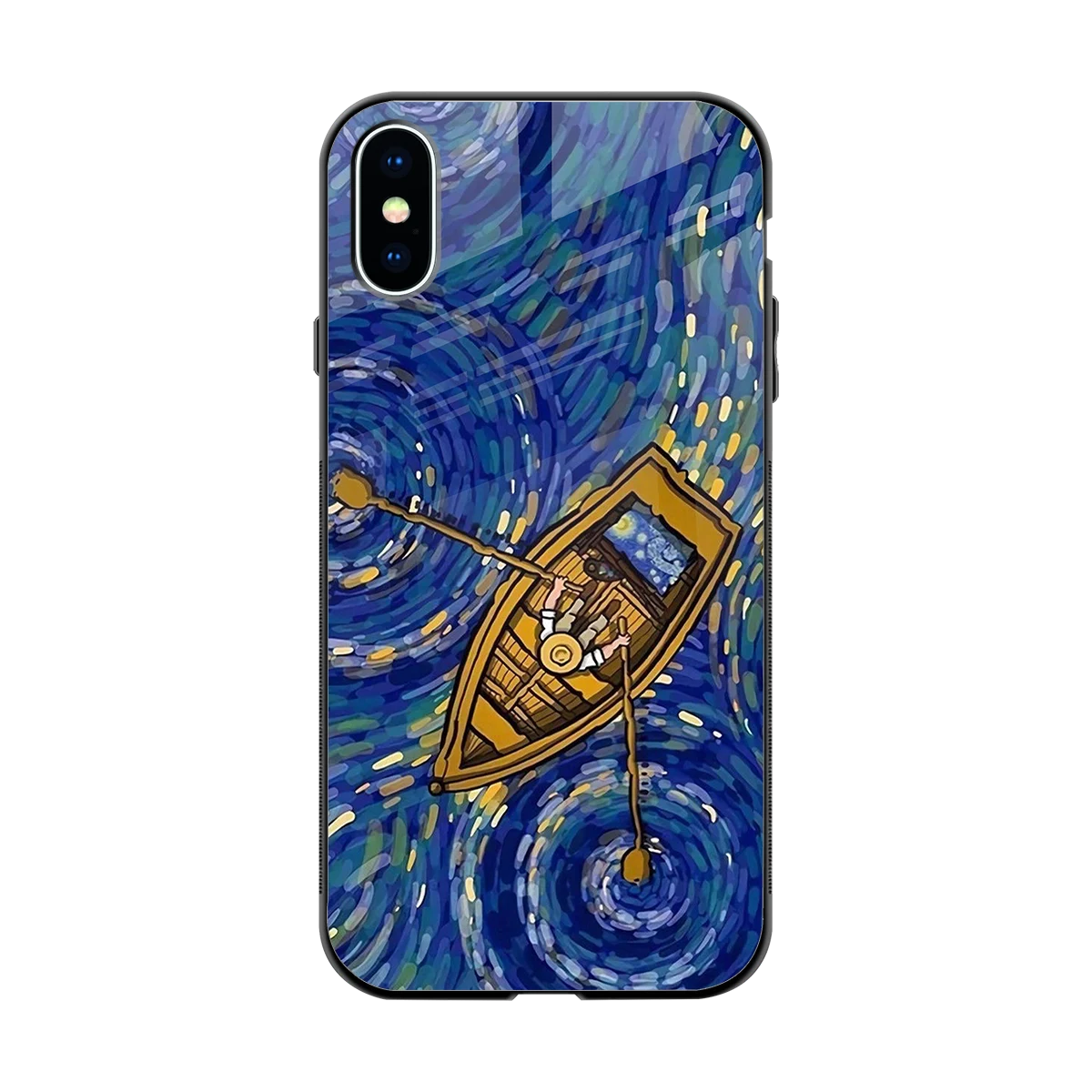 Ocean Voyage back phone cover | glass case for iphone x