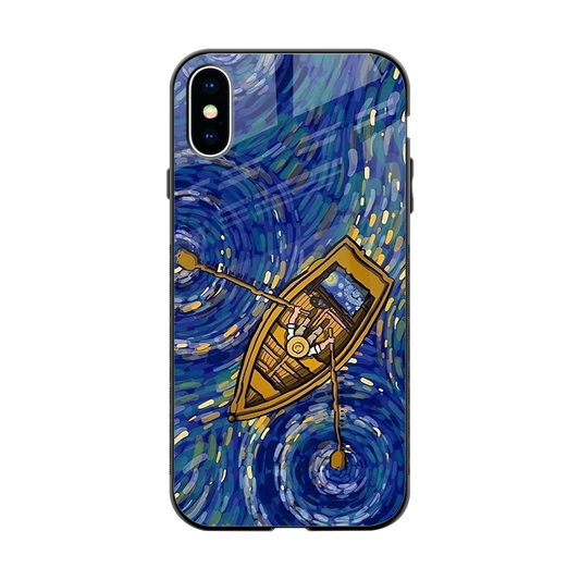 Ocean Voyage back phone cover | glass case for iphone xs
