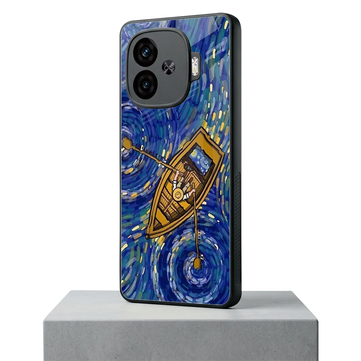 Ocean Voyage iqoo neo 10r 5g mobile cover | shockproof glass phone case
