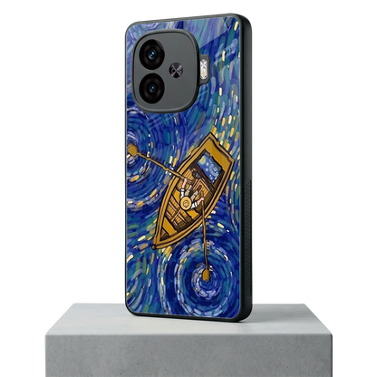 Ocean Voyage iqoo neo 10r 5g mobile cover | shockproof glass phone case