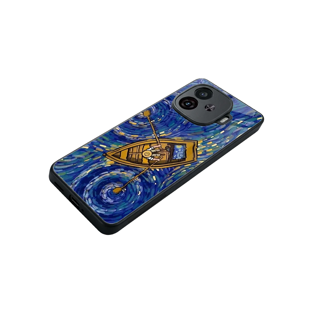 Ocean Voyage stylish phone case for iqoo neo 10r 5g | glossy glass and slim fit
