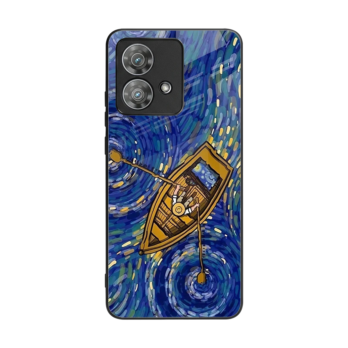 Ocean Voyage back phone cover | glass case for motorola edge 40 neo 5g