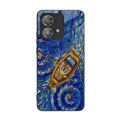 Ocean Voyage back phone cover | glass case for motorola edge 40 neo 5g