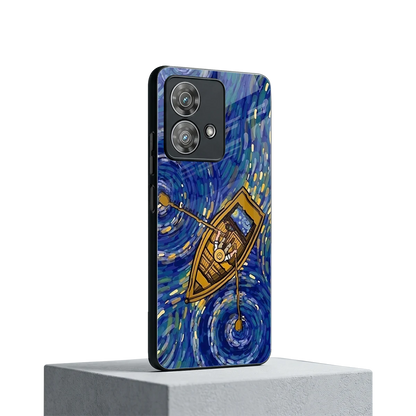 Ocean Voyage motorola edge 40 neo 5g mobile cover | shockproof glass phone case
