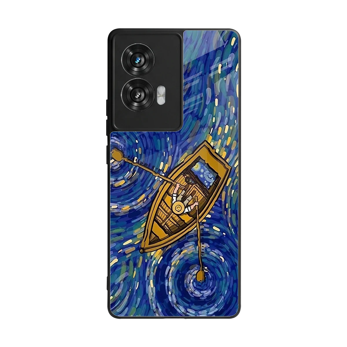 Ocean Voyage back phone cover | glass case for motorola edge 50 fusion