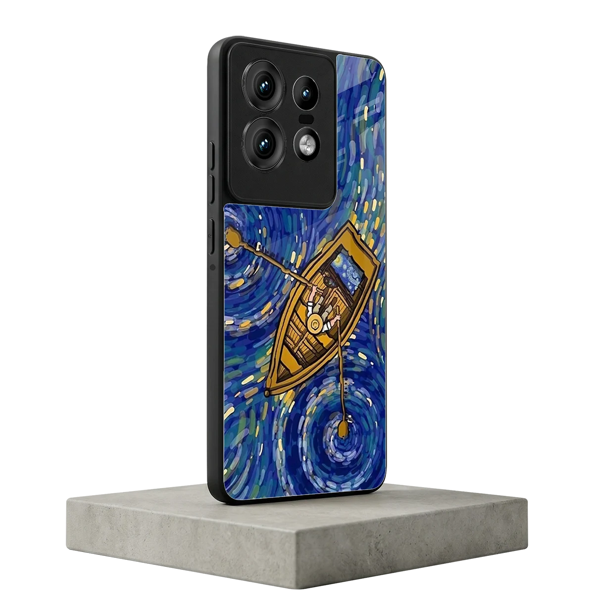 Ocean Voyage motorola edge 50 pro mobile cover | shockproof glass phone case