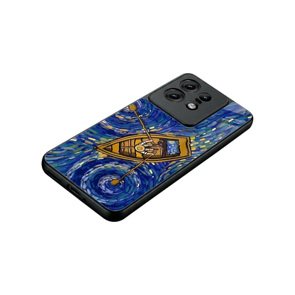 Ocean Voyage stylish phone case for motorola edge 50 pro | glossy glass and slim fit