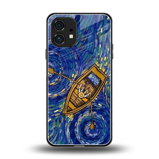 Ocean Voyage back phone cover | glass case for nothing phone 1