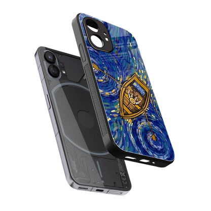 Ocean Voyage sleek nothing phone 1 cover with tempered glass back and TPU edges