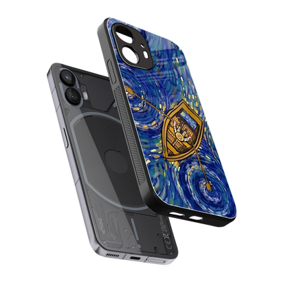 Ocean Voyage sleek nothing phone 2 cover with tempered glass back and TPU edges
