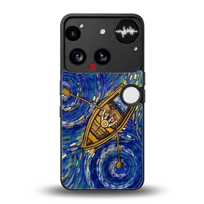 Ocean Voyage back phone cover | glass case for nothing phone 3