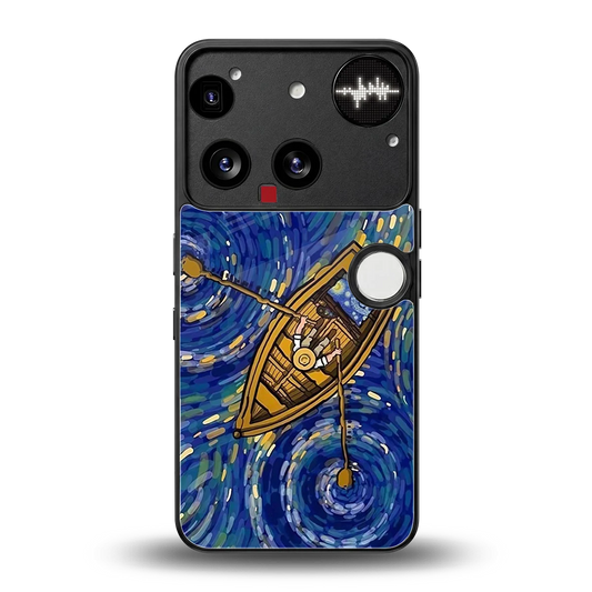 Ocean Voyage back phone cover | glass case for nothing phone 3