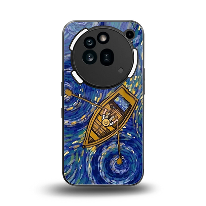 Ocean Voyage back phone cover | glass case for nothing phone 3a pro