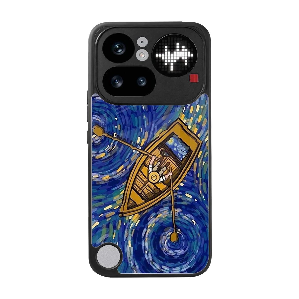 Ocean Voyage back phone cover | glass case for nothing phone 4a pro