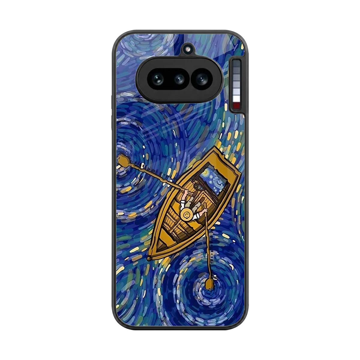 Ocean Voyage back phone cover | glass case for nothing phone 4a