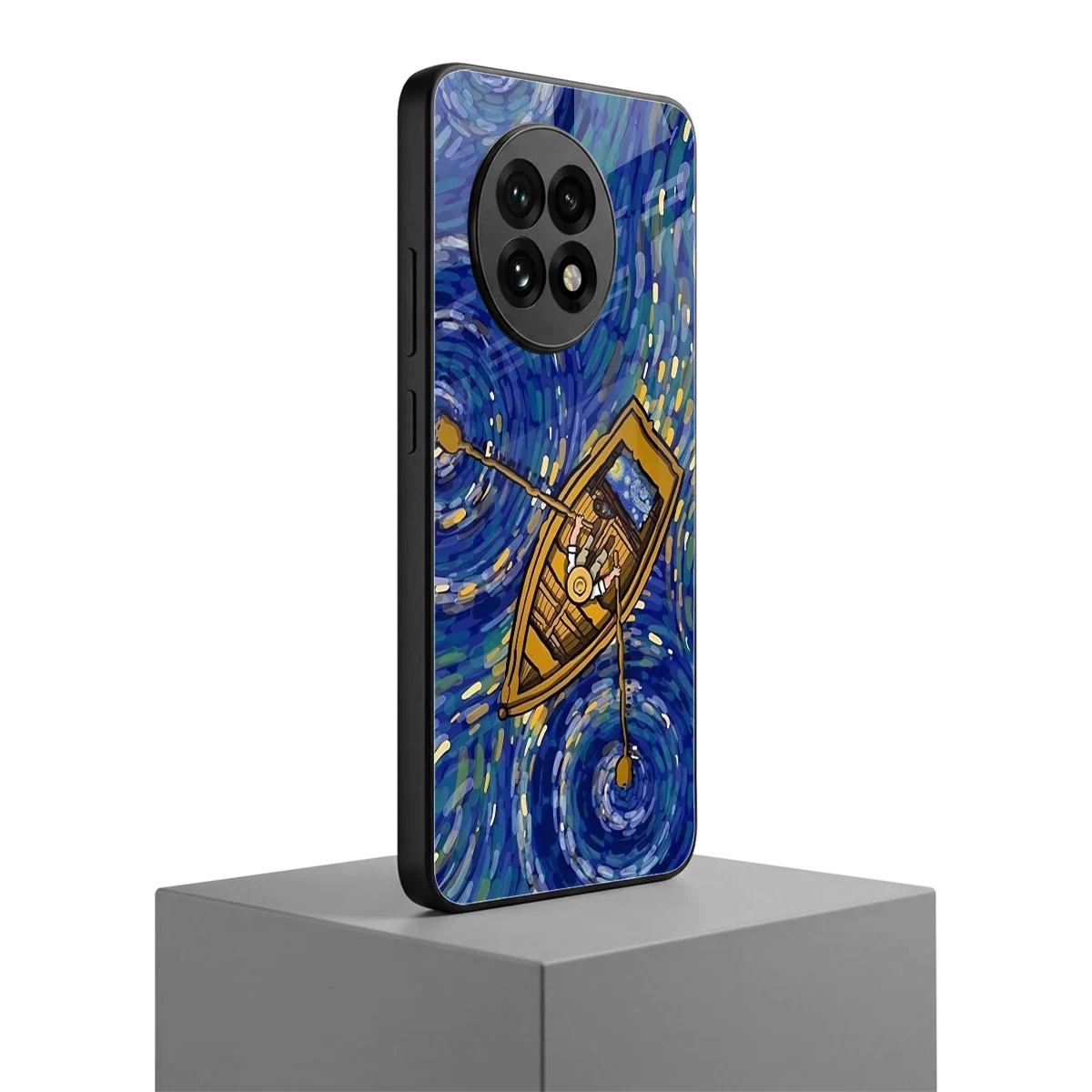 Ocean Voyage oneplus 13r mobile cover | shockproof glass phone case
