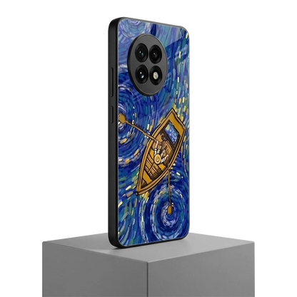 Ocean Voyage oneplus 13r mobile cover | shockproof glass phone case