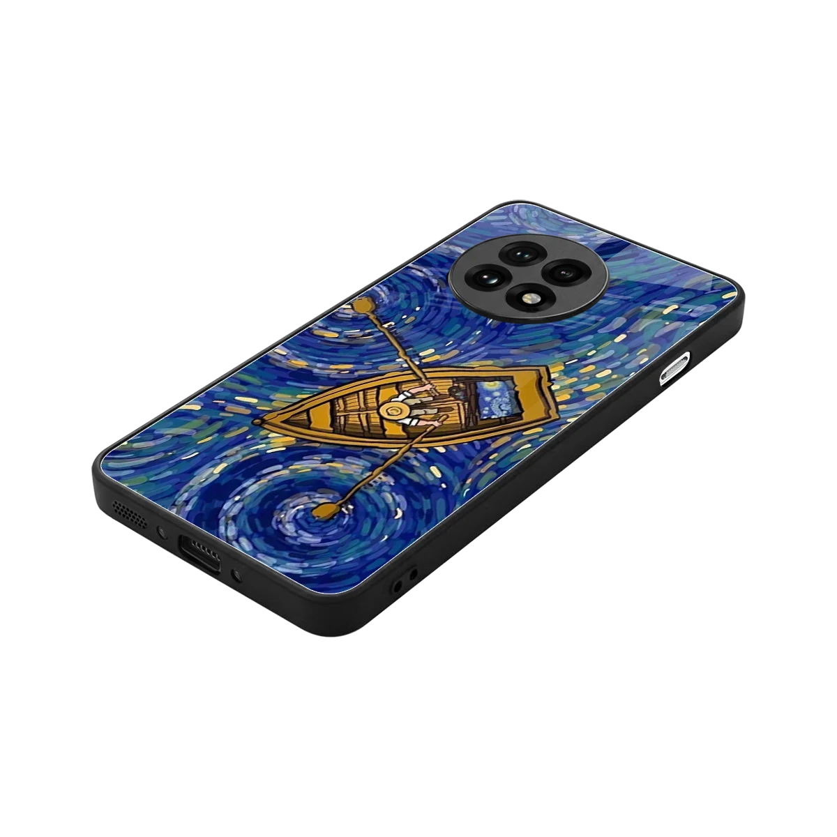 Ocean Voyage stylish phone case for oneplus 13r | glossy glass and slim fit