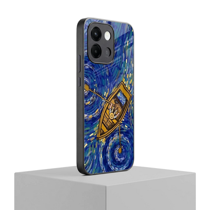Ocean Voyage oneplus 13s mobile cover | shockproof glass phone case