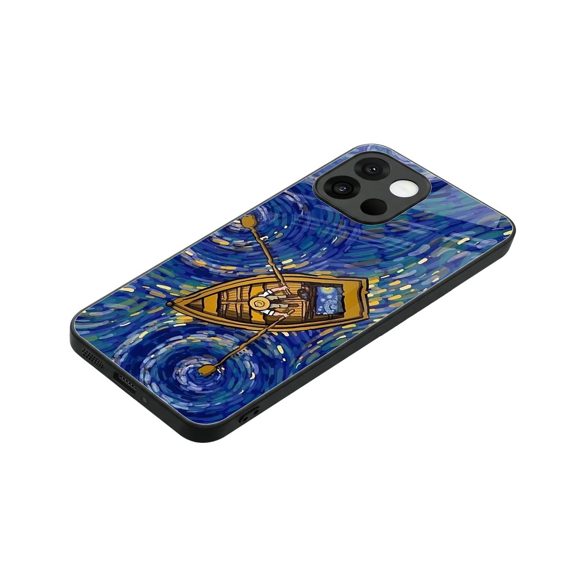 Ocean Voyage stylish phone case for oneplus 13s | glossy glass and slim fit