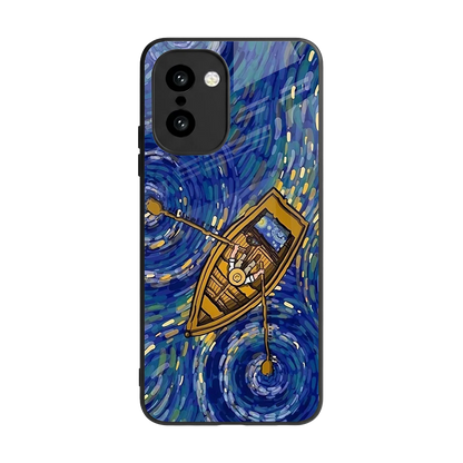 Ocean Voyage back phone cover | glass case for oneplus 15r