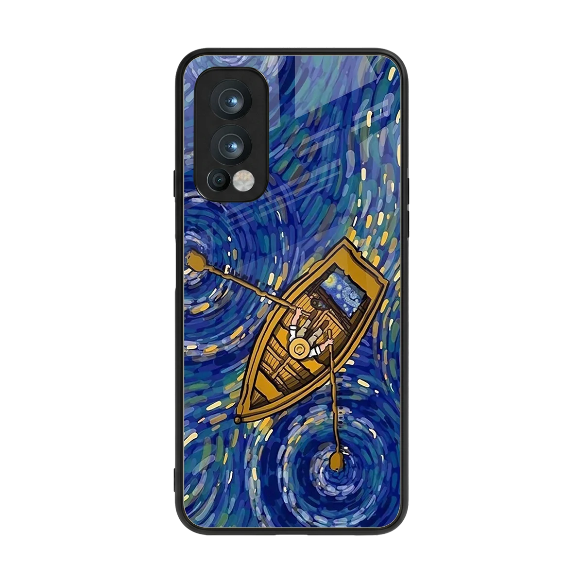 Ocean Voyage back phone cover | glass case for oneplus nord 2