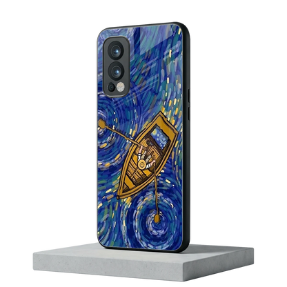 Ocean Voyage oneplus nord 2 mobile cover | shockproof glass phone case