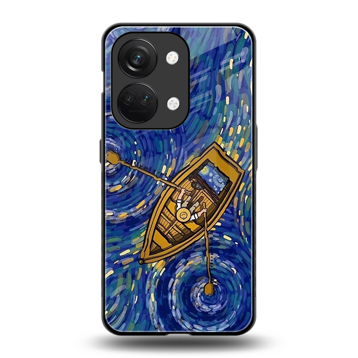 Ocean Voyage back phone cover | glass case for oneplus nord 3