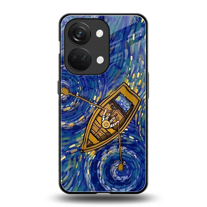 Ocean Voyage back phone cover | glass case for oneplus nord 3