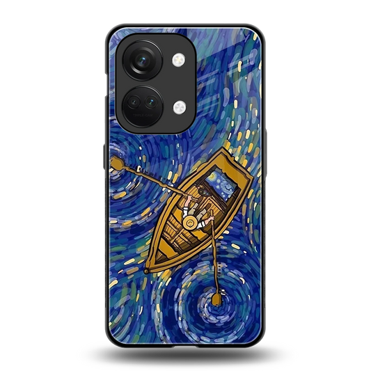 Ocean Voyage back phone cover | glass case for oneplus nord 3