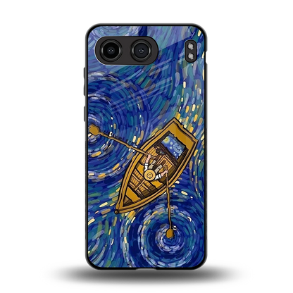 Ocean Voyage back phone cover | glass case for oneplus nord 4