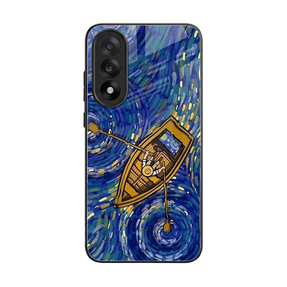 Ocean Voyage back phone cover | glass case for oneplus nord 5