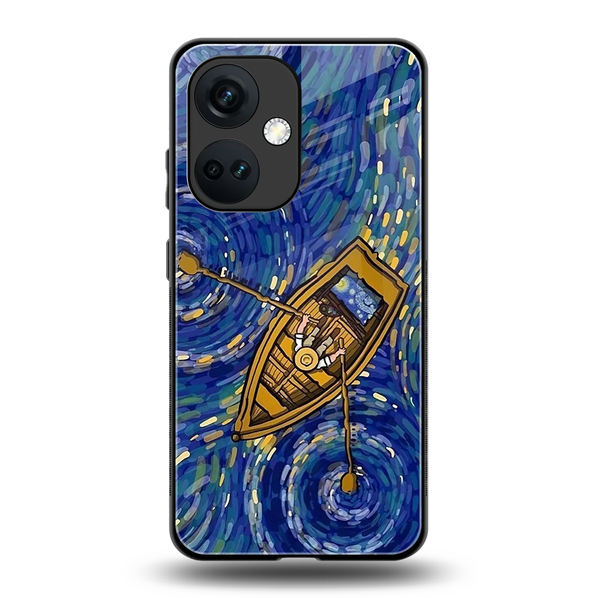 Ocean Voyage back phone cover | glass case for oneplus nord ce 3