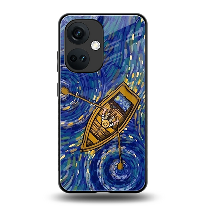 Ocean Voyage back phone cover | glass case for oneplus nord ce 3