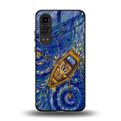 Ocean Voyage back phone cover | glass case for oneplus nord ce 4 lite