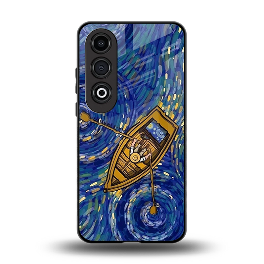 Ocean Voyage back phone cover | glass case for oneplus nord ce 4