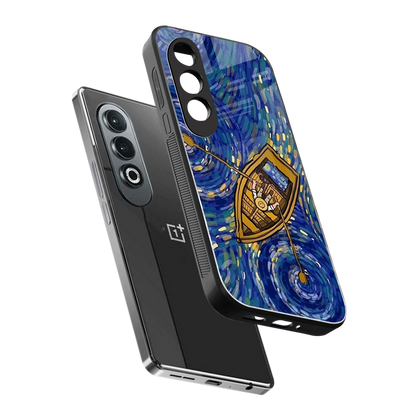 Ocean Voyage sleek oneplus nord ce 4 cover with tempered glass back and TPU edges