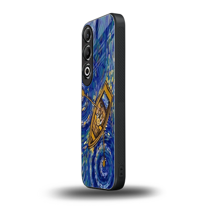 Ocean Voyage oneplus nord ce 4 mobile cover | shockproof glass phone case