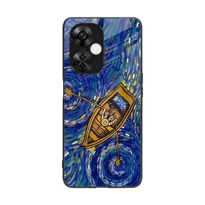 Ocean Voyage back phone cover | glass case for oneplus nord ce 3 lite