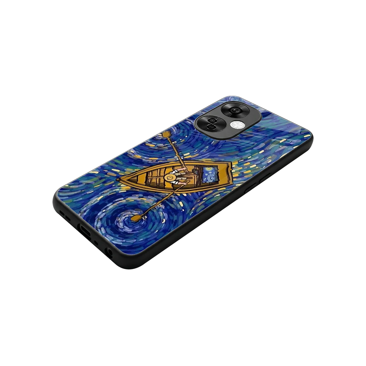 Ocean Voyage stylish phone case for oneplus nord ce 3 lite | glossy glass and slim fit