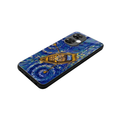 Ocean Voyage stylish phone case for oneplus nord ce 3 lite | glossy glass and slim fit