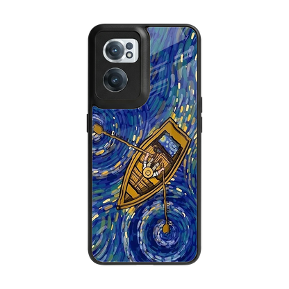 Ocean Voyage back phone cover | glass case for oneplus nord ce 2