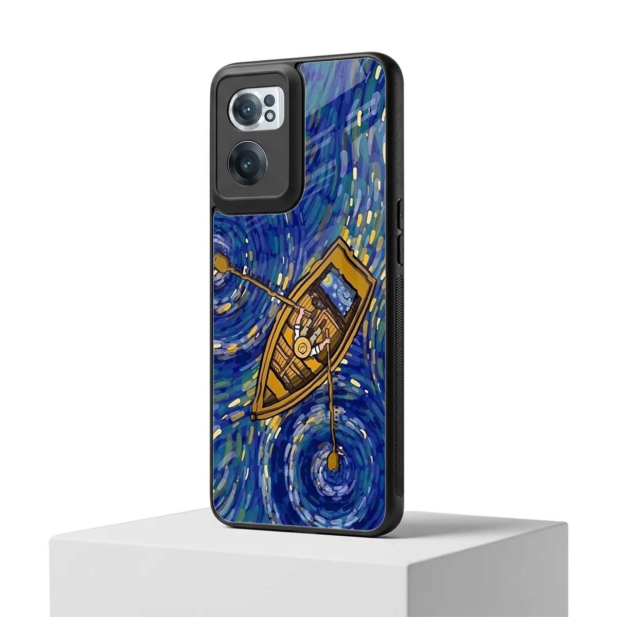 Ocean Voyage oneplus nord ce 2 mobile cover | shockproof glass phone case