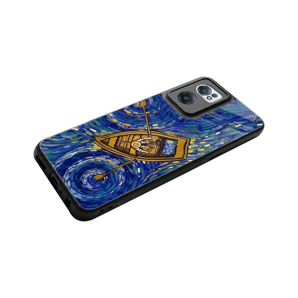Ocean Voyage stylish phone case for oneplus nord ce 2 | glossy glass and slim fit