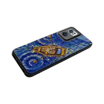 Ocean Voyage stylish phone case for oneplus nord ce 2 | glossy glass and slim fit