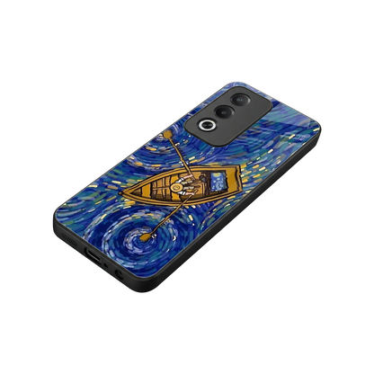 Ocean Voyage stylish phone case for oppo a3 pro | glossy glass and slim fit
